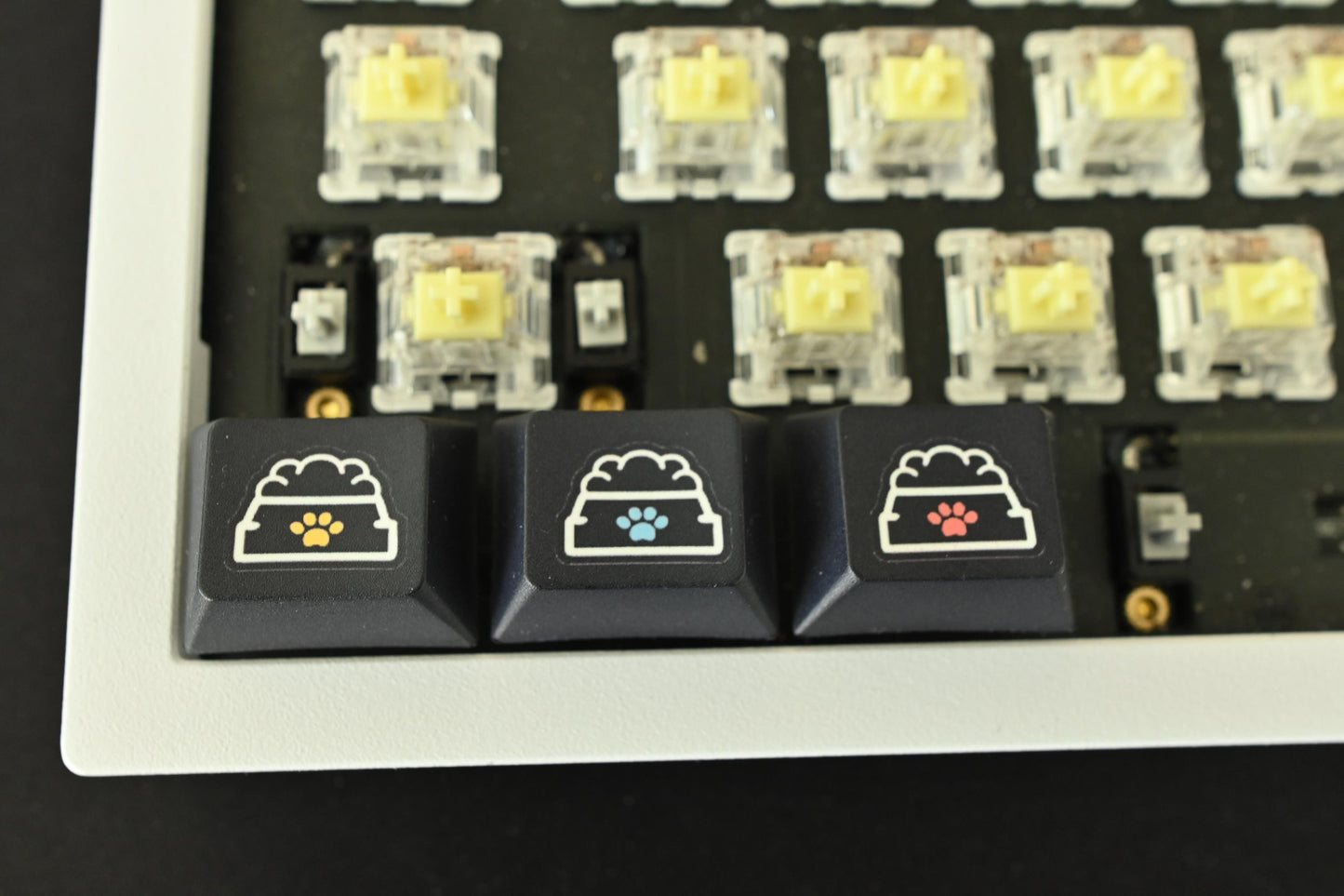 Cute Black Cat Gaming Keycap Set