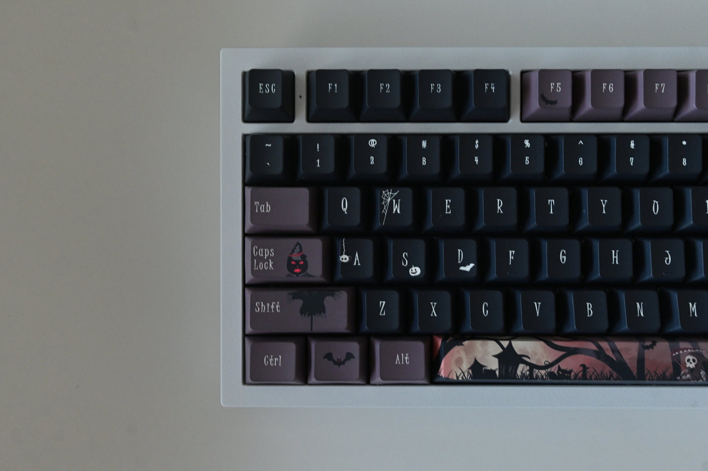 Spooky Cartoon Halloween Keycap Set