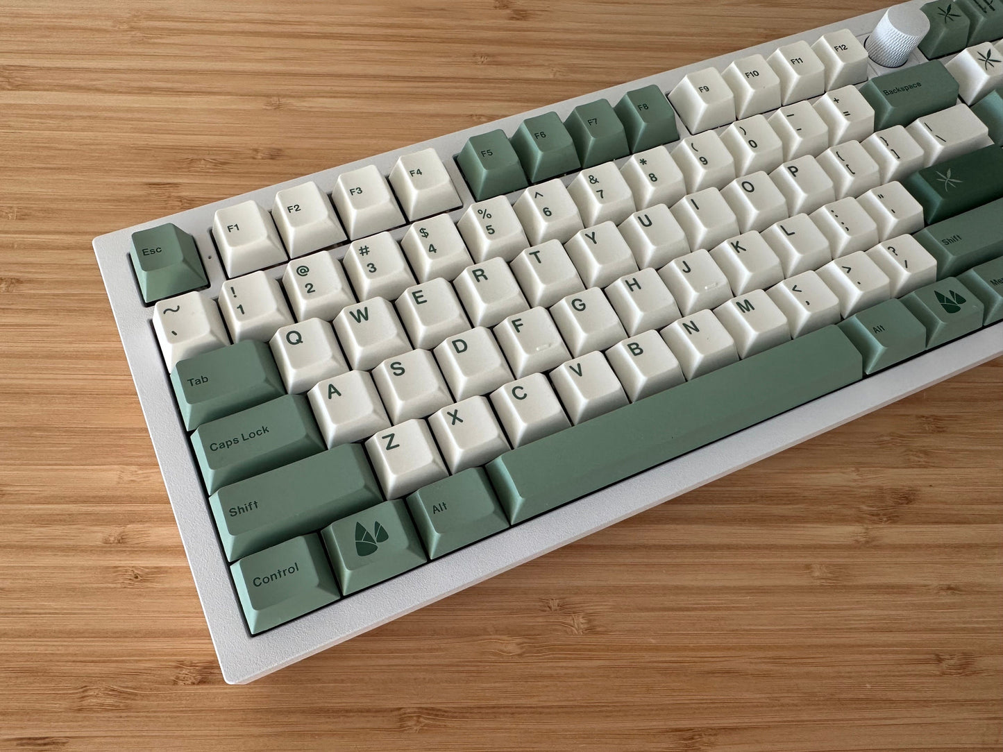 Green Bamboo Forest Theme Keycap Set