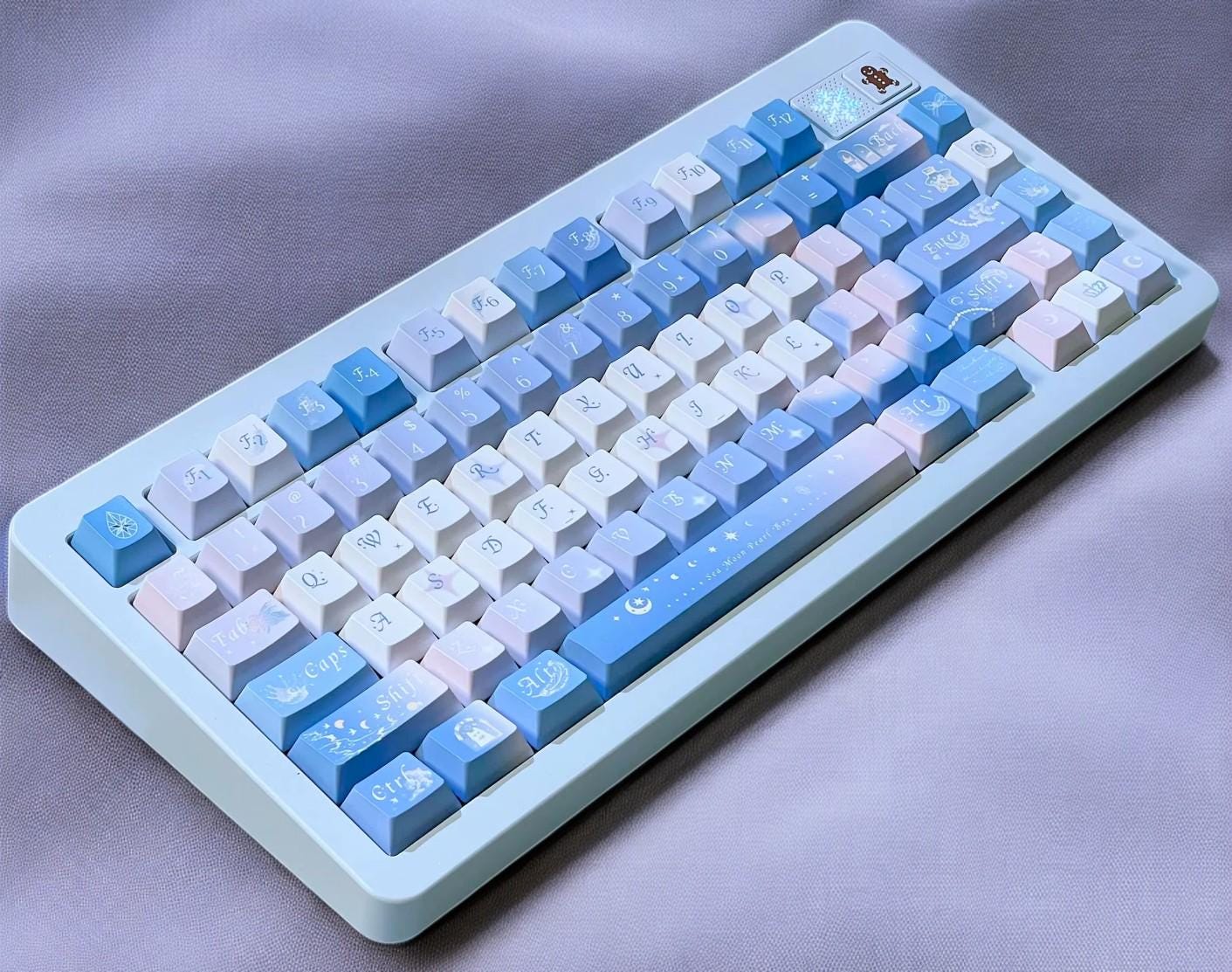 Crystal Fairy Moon Dreams Theme Keycap Set
