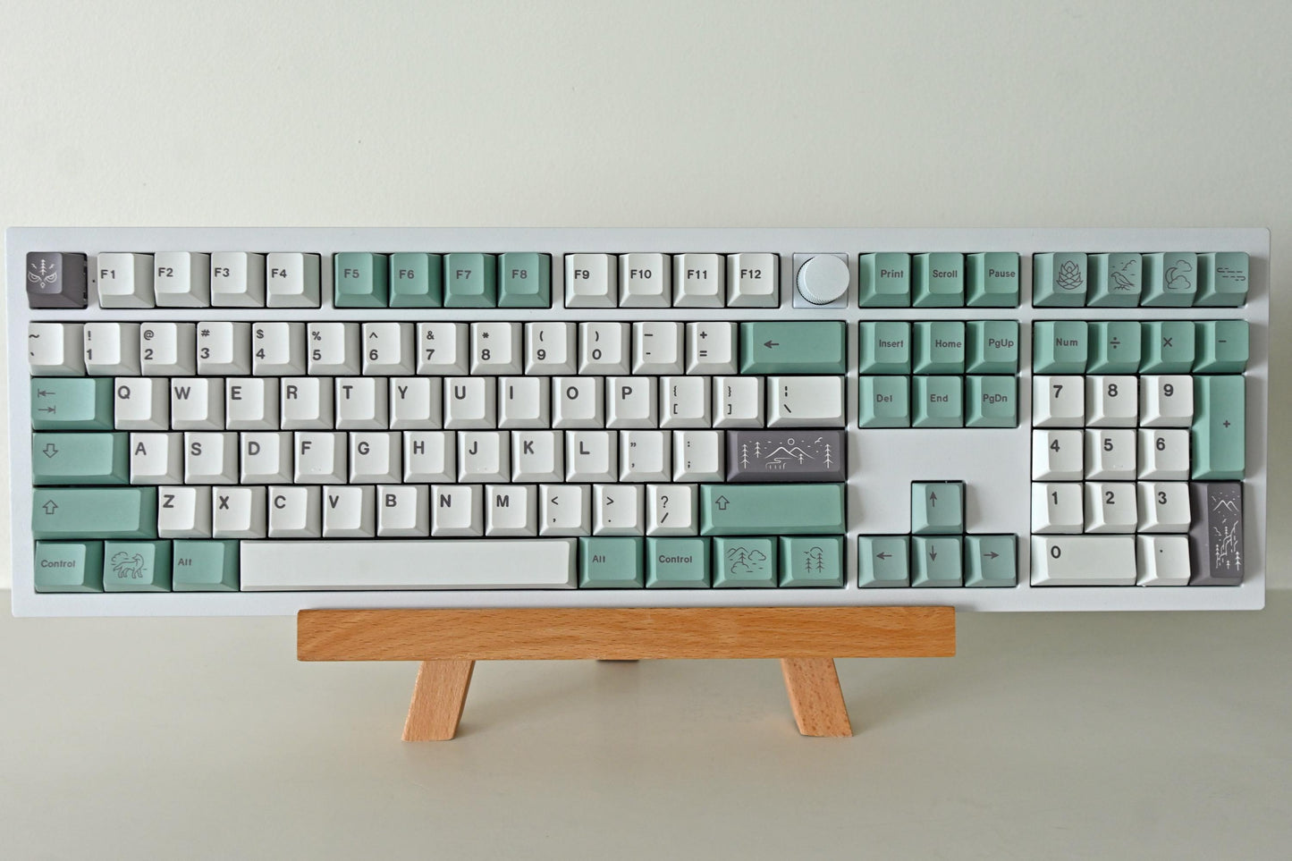 Green Mountain Valley Theme Keycap Set