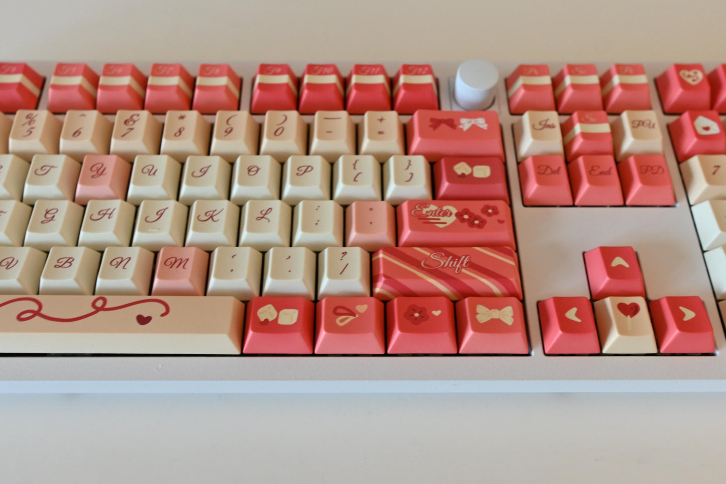 Valentines Love Heart Theme Keycap Set