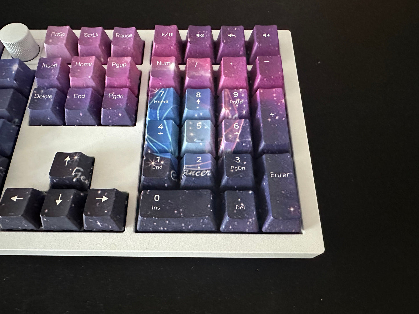 Starry Dark Night Sky Dream Keycap Set