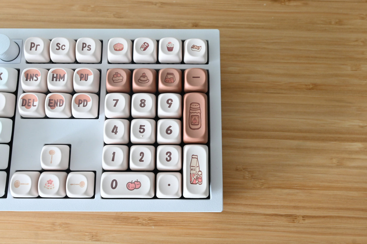 Cute Coffee Chocolate Cafe Keycap Set