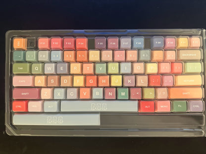 Cute Rainbow Candy Keycap Set