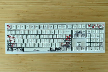 Sakura Cherry Blossom Japanese Keycap Set