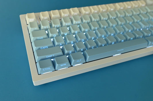 Backlit Blue Gradient Keycap Set