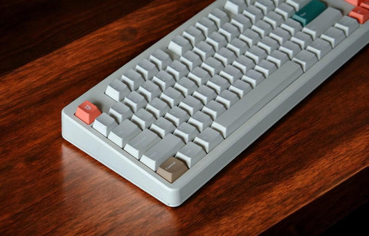 White Marble Stone Theme Keycap Set