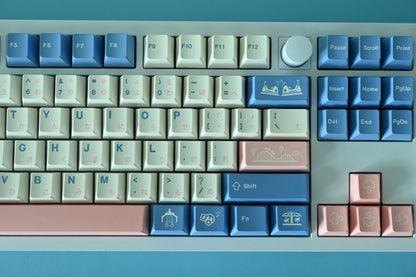 Cute Fun Amusement Theme Park Keycap Set