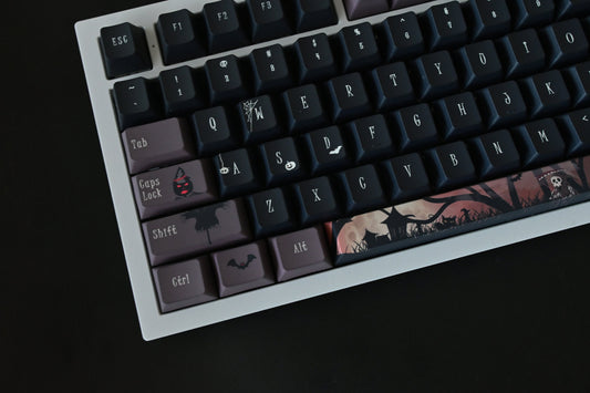 Spooky Cartoon Halloween Keycap Set