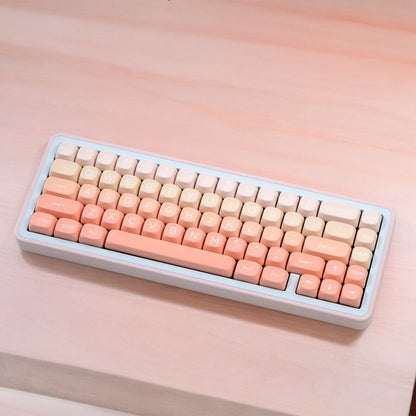 Orange Pink Pastel Gradient Keycap Set