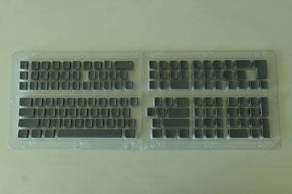 Backlit Translucent Grey Pudding Keycap Set
