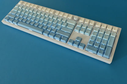 Backlit Blue Gradient Keycap Set