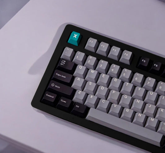 Modern Gray Black Keycap Set