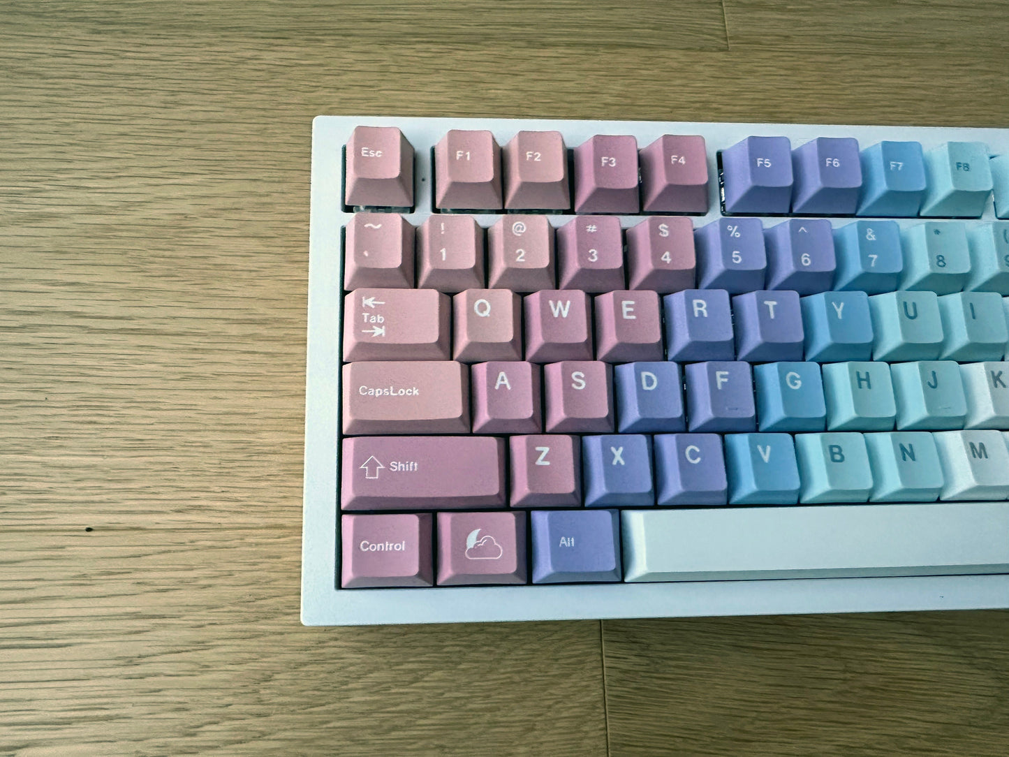 Galaxy Universe Gradient Theme Keycaps Set