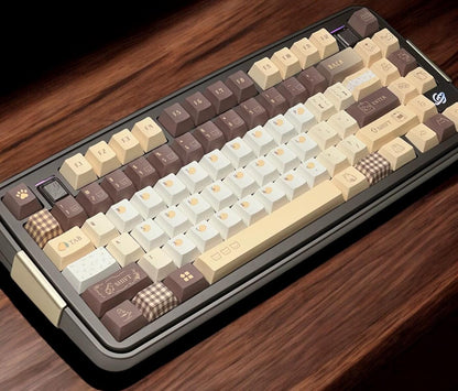 Mango Cat Cafe Coffee Theme Keycap Set