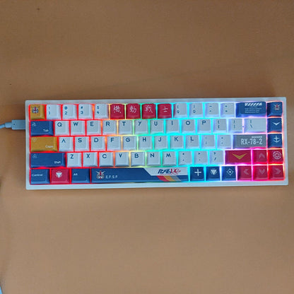 Mecha Robot Gundam Anime Keycap Set