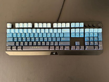 Blue Night Moon Gradient Keycap Set