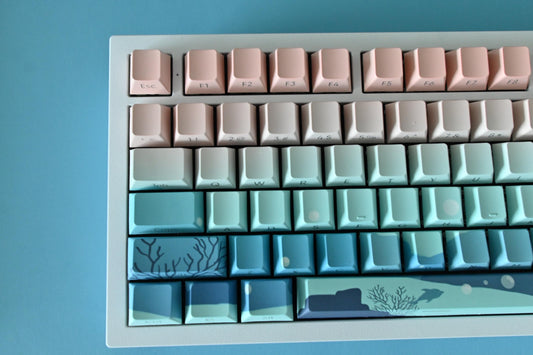 Aqua Dream Deep Ocean Theme Keycap Set
