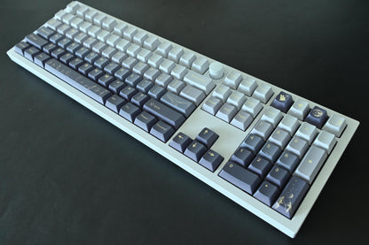 Starry Blue Moon Night Sky Mountain Theme Keycap Set