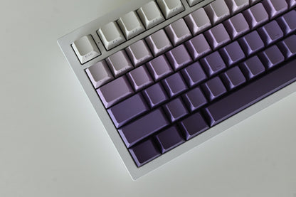 Backlit Dark Purple Gradient Keycap Set