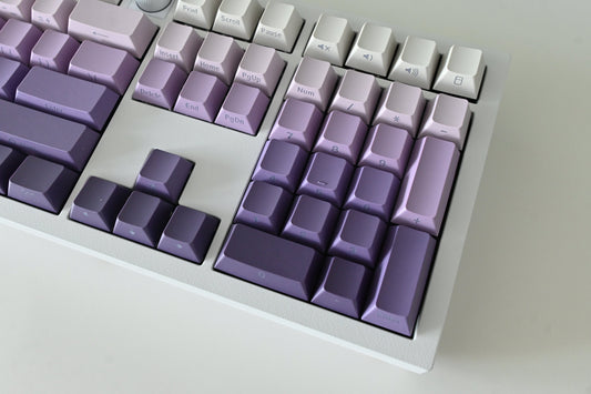 Backlit Dark Purple Gradient Keycap Set