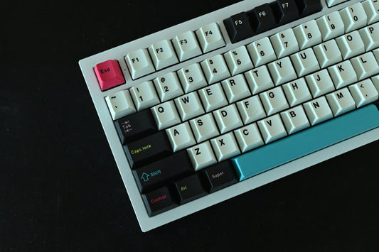 Retro Minimalist Outer Space Theme Keycap Set