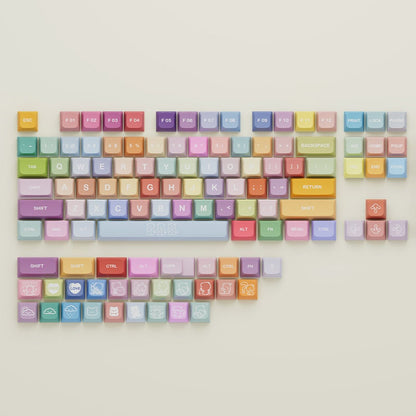 Cute Rainbow Candy Keycap Set