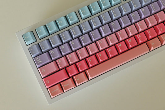 Aurora Sunset Gradient Keycap Set