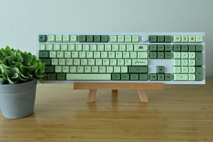 Matcha Green Keycaps French German Japanese Spanish