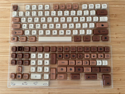 Cute Cat Cafe Theme Keycap Set