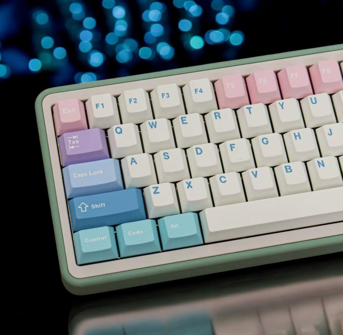 Pastel Sky Unicorn Dream Theme Keycap Set