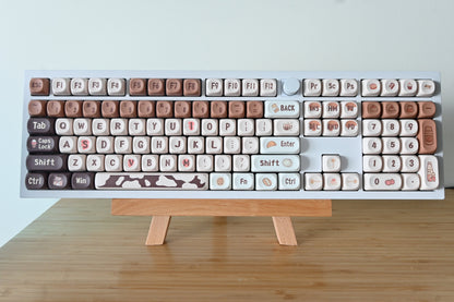 Cute Coffee Chocolate Cafe Keycap Set