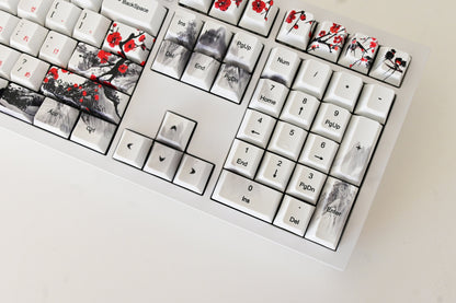 Sakura Cherry Blossom Japanese Keycap Set