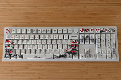 Sakura Cherry Blossom Japanese Keycap Set