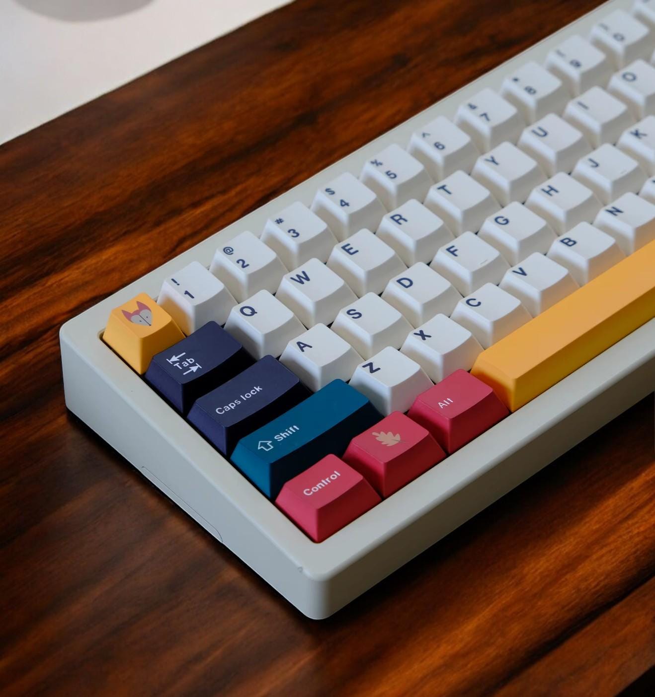 Simple Forest Animal Theme Keycap Set