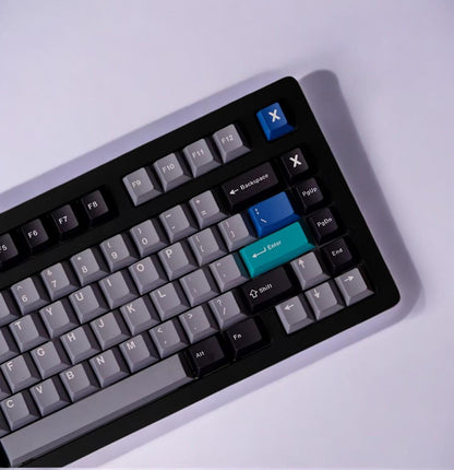 Modern Gray Black Keycap Set