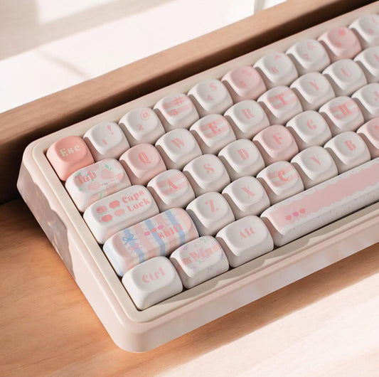 Peach Bubbles Keycap Set