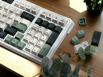 Green Olive Nature Theme Keycap Set