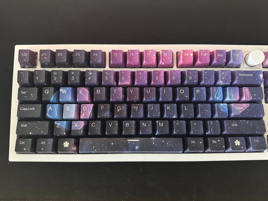 Starry Dark Night Sky Dream Keycap Set
