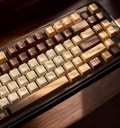 Mango Cat Cafe Coffee Theme Keycap Set
