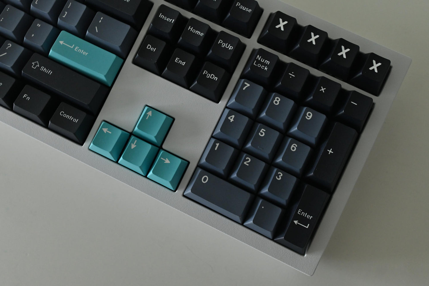 Modern Gray Black Theme Keycap Set