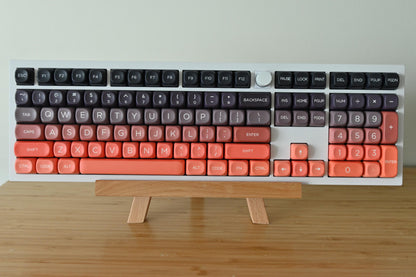 Orange Black Gradient Autumn Sunset Theme Keycap Set