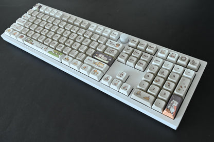 Cute Hamster Mouse Night Sky Keycap Set
