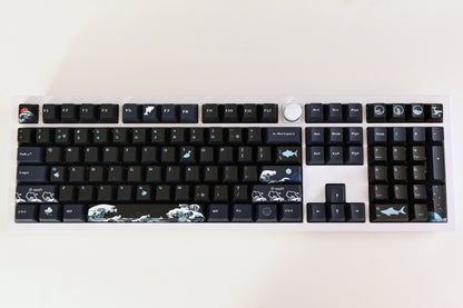 Stormy Ocean Waves Keycap Set