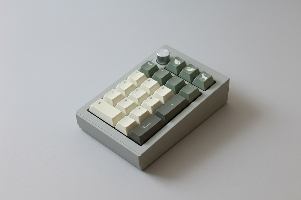 Forest Spirit Nature Theme Numpad Keycap Set