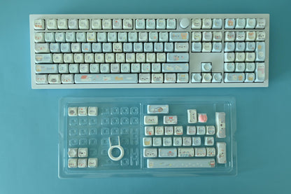 Cute Dog in the Clouds Sky Keycap Set
