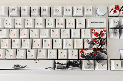 Sakura Cherry Blossom Japanese Keycap Set