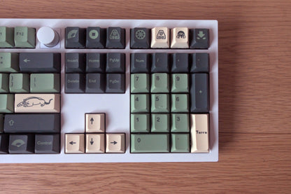 Green Planet Nature Theme Keycap Set