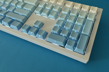 Backlit Blue Gradient Keycap Set